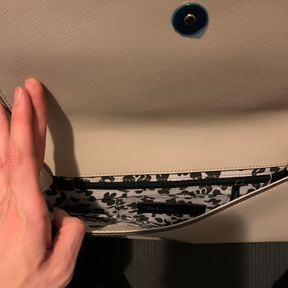 Rebecca Minkoff cream leather clutch wallet - Picture 5 of 6